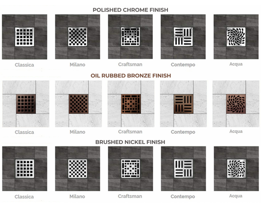 Square Shower Drain Grate