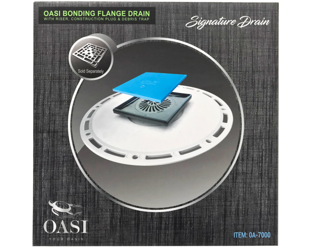 Square Shower Drain Kit