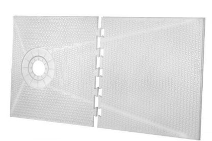 32" X 60" Standard Shower Tray Kit With Square Drain