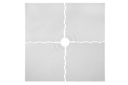 48" X 48" Standard Shower Tray Kit With Square Drain