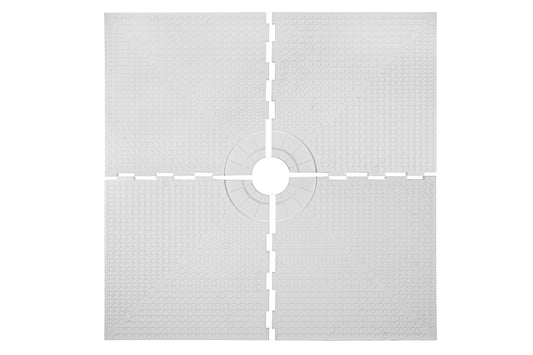 Standard Shower Pan Tray for Square Drains