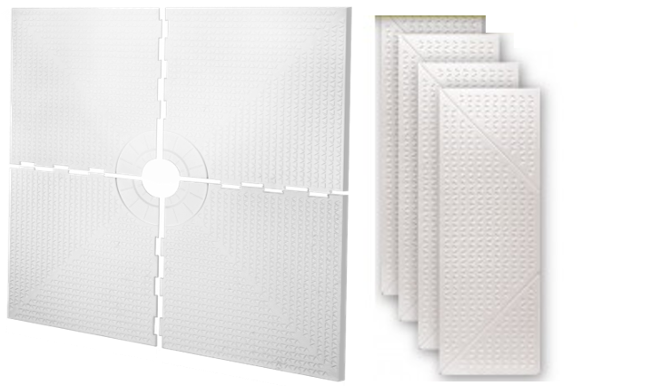 Standard Shower Pan Tray for Square Drains