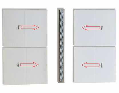 Standard Shower Pan Trays for Linear Drains