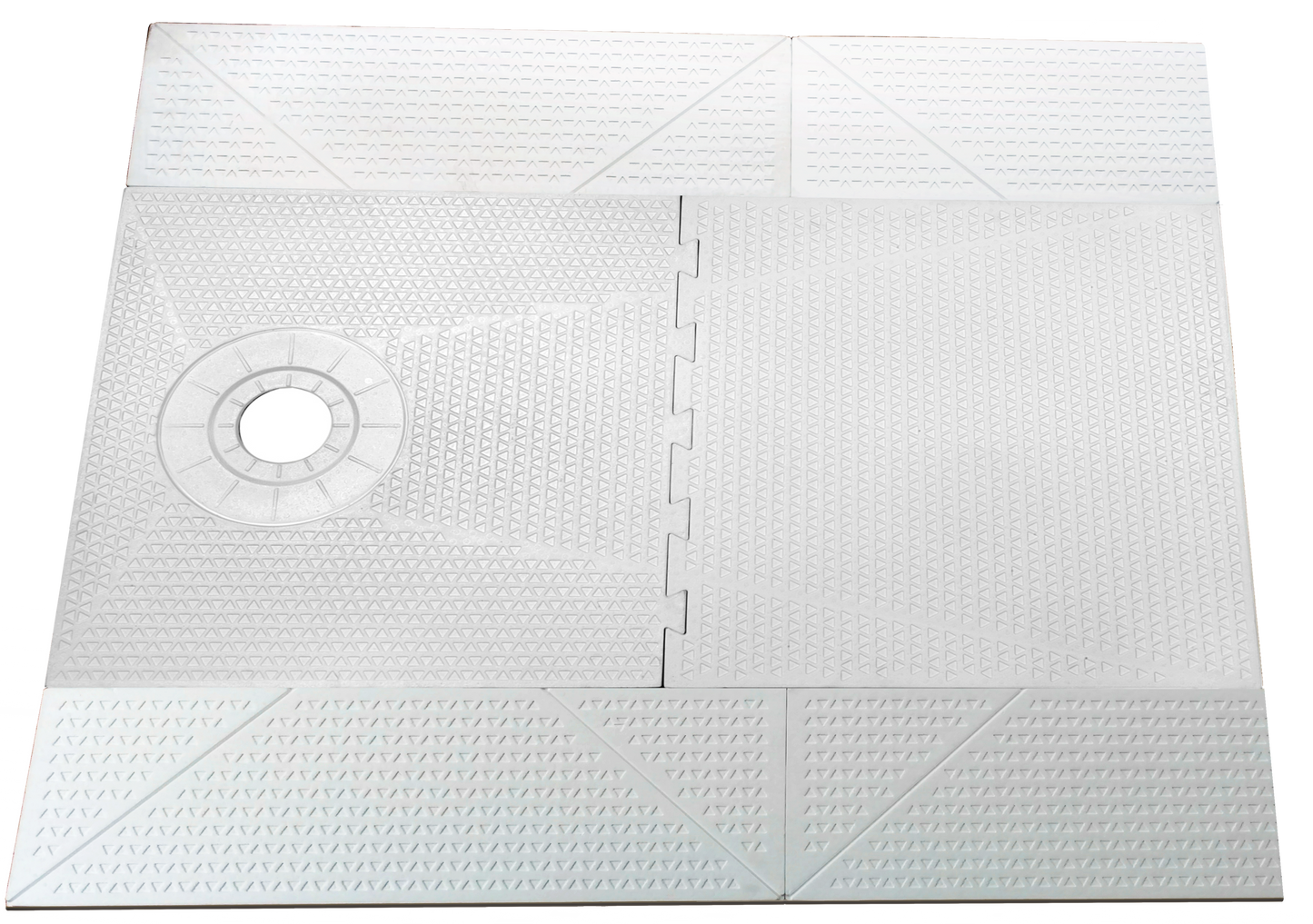 Standard Shower Pan Tray for Square Drains