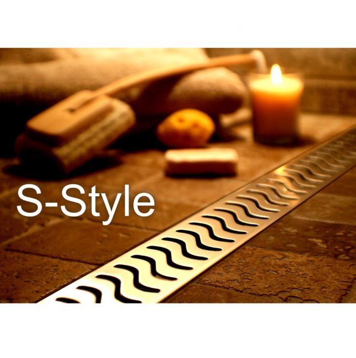 74" X 60" Offset Drain Linear Drain Shower Kit